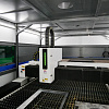 FL-L2040FHR-8000-D350-Raycus Лазерный станок для резки листового металла и труб с кабинетной защитой