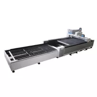 FL-L1560FE-1500-Raycus Бюджетный лазерный станок для резки листового металла со сменным столом