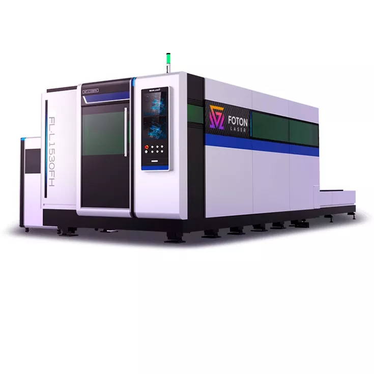 FL-L1560FHE-30000-Raycus Лазерный станок для резки листового металла с кабинетной защитой и сменным столом